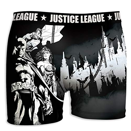 Justice League DC Comics Herren Boxershorts Gerechtigkeitsliga - 7 TOP Batman/Superman Design's in S/M/L/XL/XXL (L/6/50, Batman & Robin) von JUSTICE LEAGUE