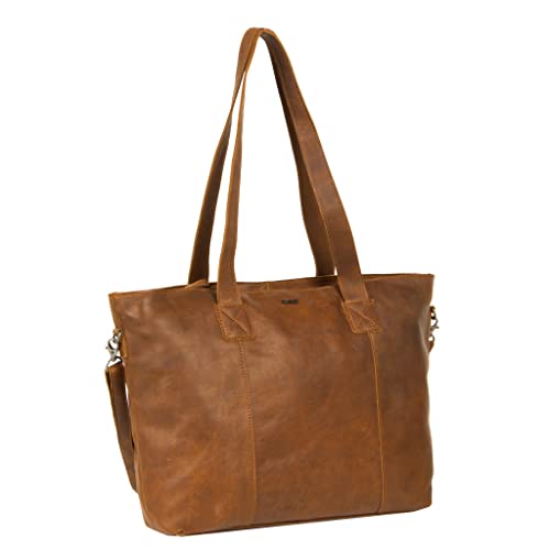 Nynke Cognac 16L Big Shopper Laptop 15.6 von Justified