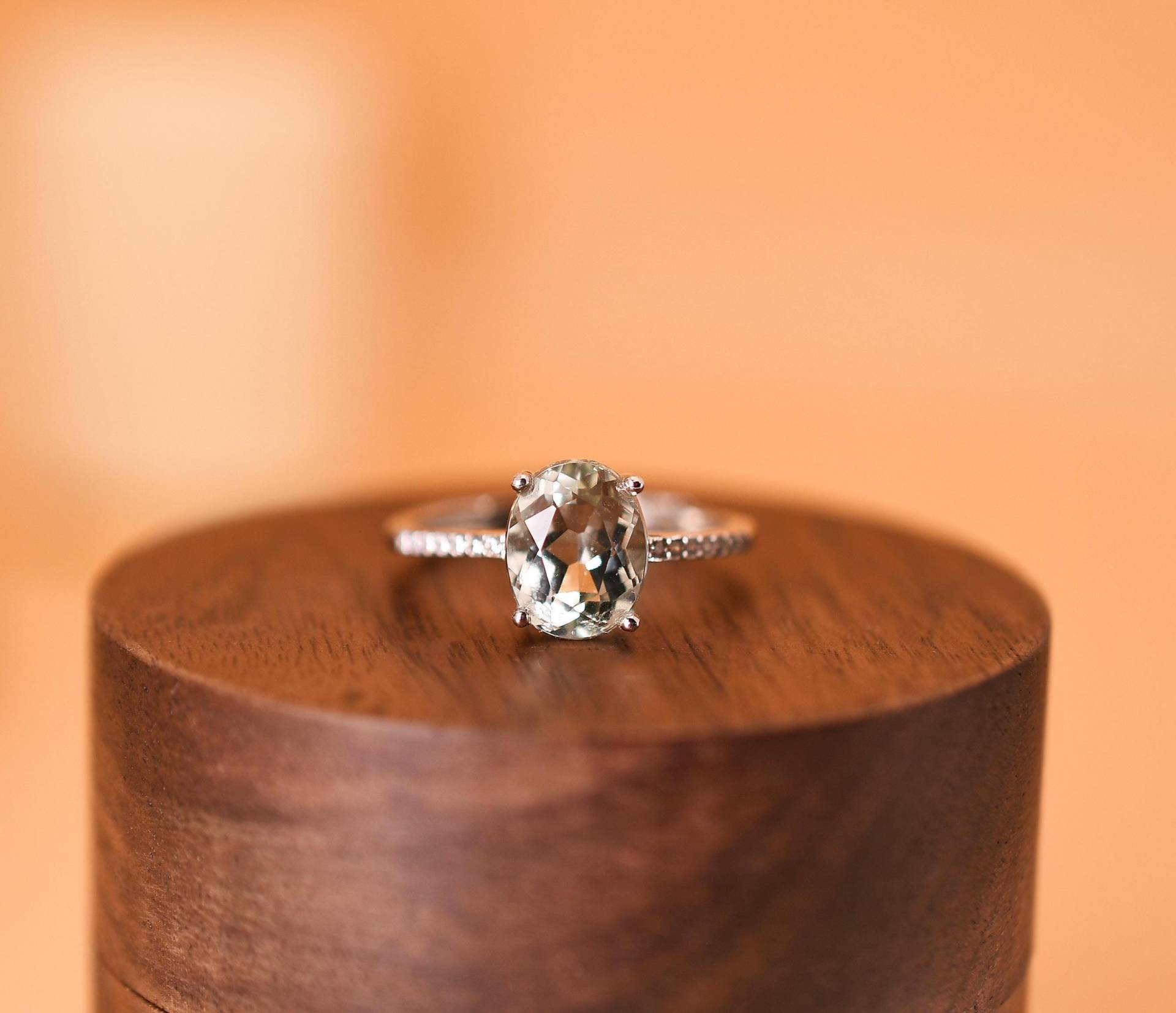 925 Silber Natürlicher Grünem Kristall Ring Verstellbarer Geburtstagsgeschenk Geschenk Für Frau Freundin 925 Silber Natürlicher Grünem Kristall Ring Verstellbarer Geburtstagsgeschenk Geschenk Für Frau Freundin von JustringSJ