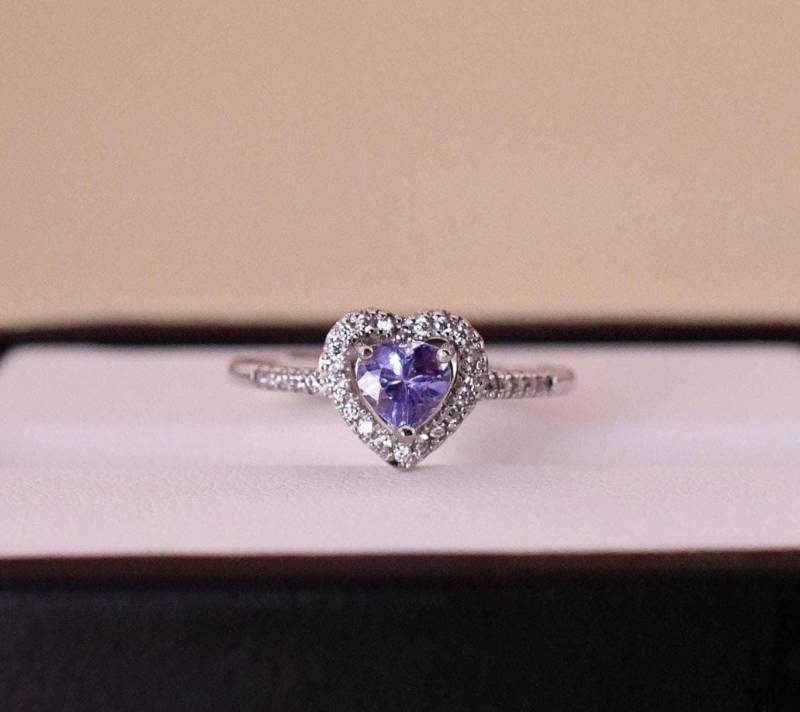 Handgefertigter Amethyst-Ring Aus 925Er Silber Mit 18K Vergoldung Verstellbarer Edelsteinring Für Sie Geschenk Frau von JustringSJ