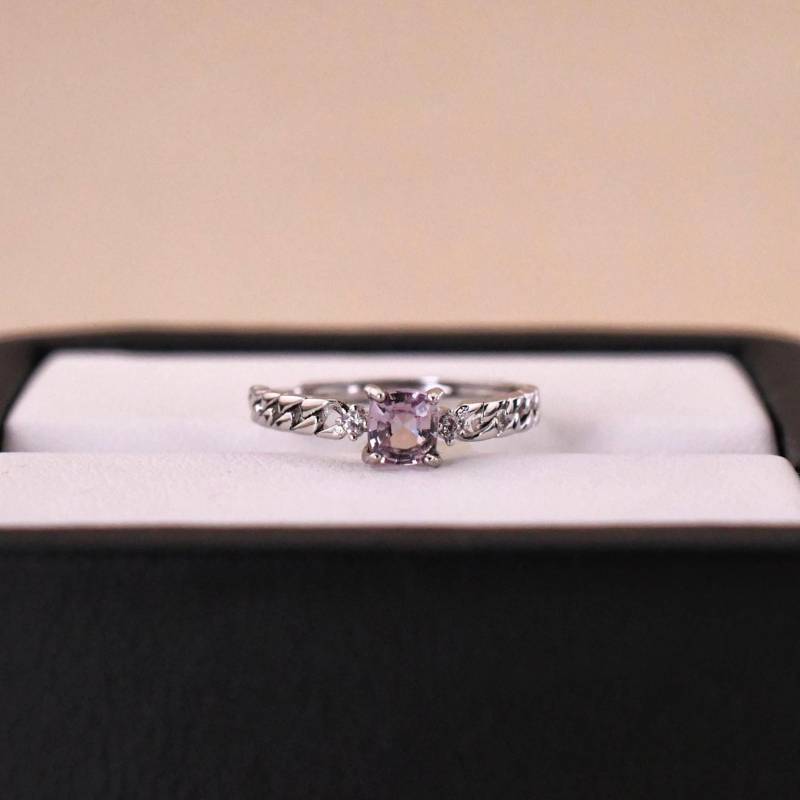 Natürlicher Spinell Ring Schmuck Geschenk Perfektes Für Sie 925Er Sterlingsilber Veroldet Verstellbar von JustringSJ