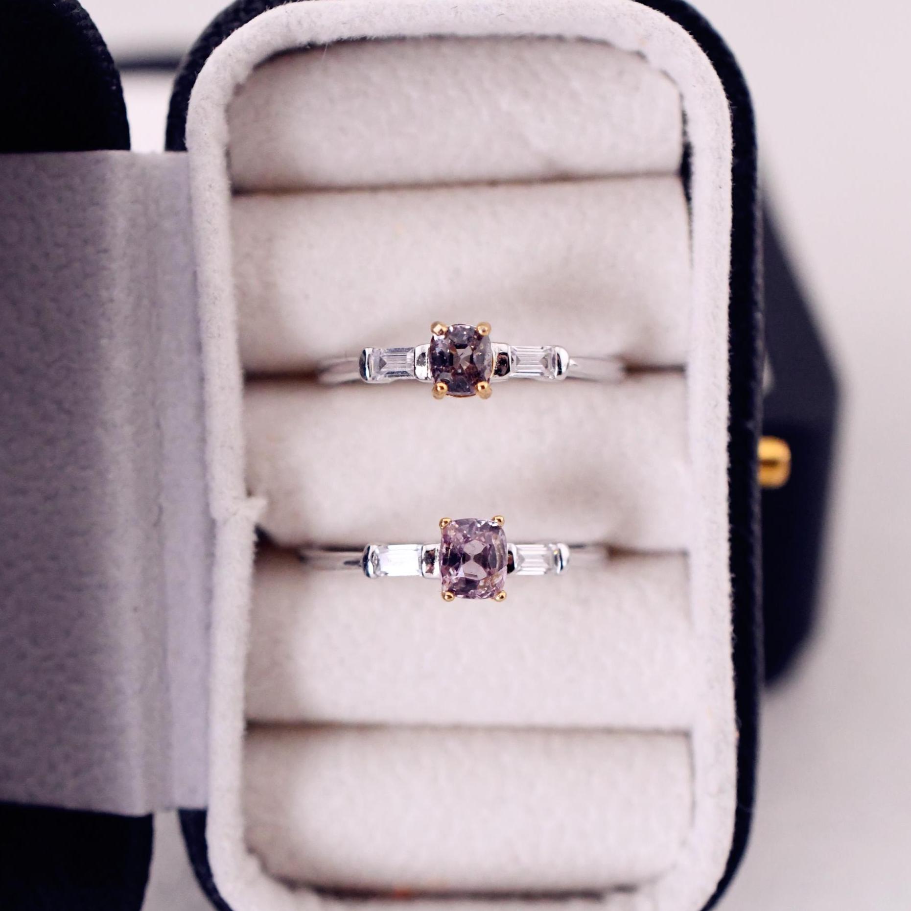 Natürlicher Spinell Ring Schmuck Perfektes Geschenk Für Sie 925Er Sterlingsilber Veroldet Verstellbar von JustringSJ