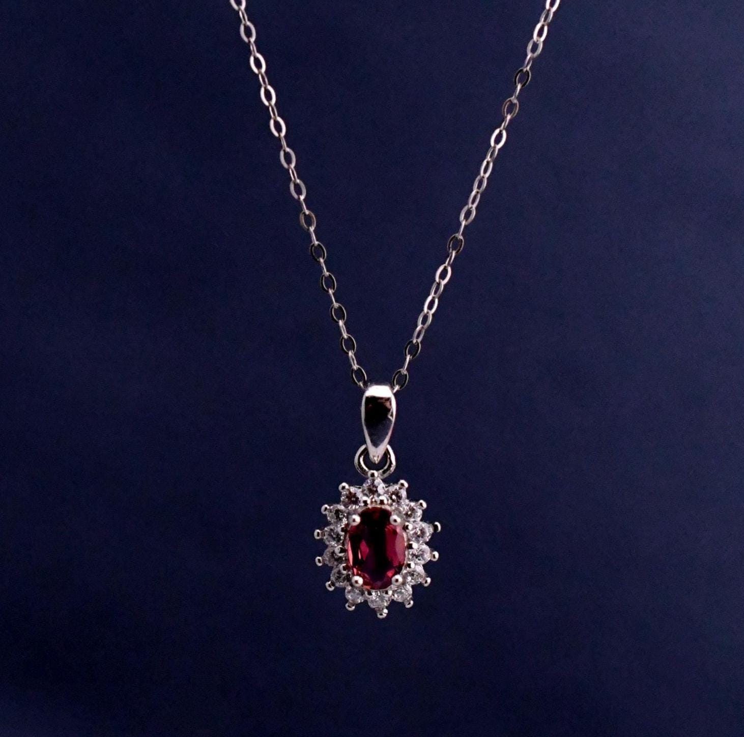 Natürlicher Turmalin Geburtsstein Halskette 925Er Silber Vergoldet Personalisierter Schmuck Geburtstag Natürlicher Turmalin Geburtsstein Halskette 925Er Silber Vergoldet Personalisierter Schmuck Geburtstag von JustringSJ