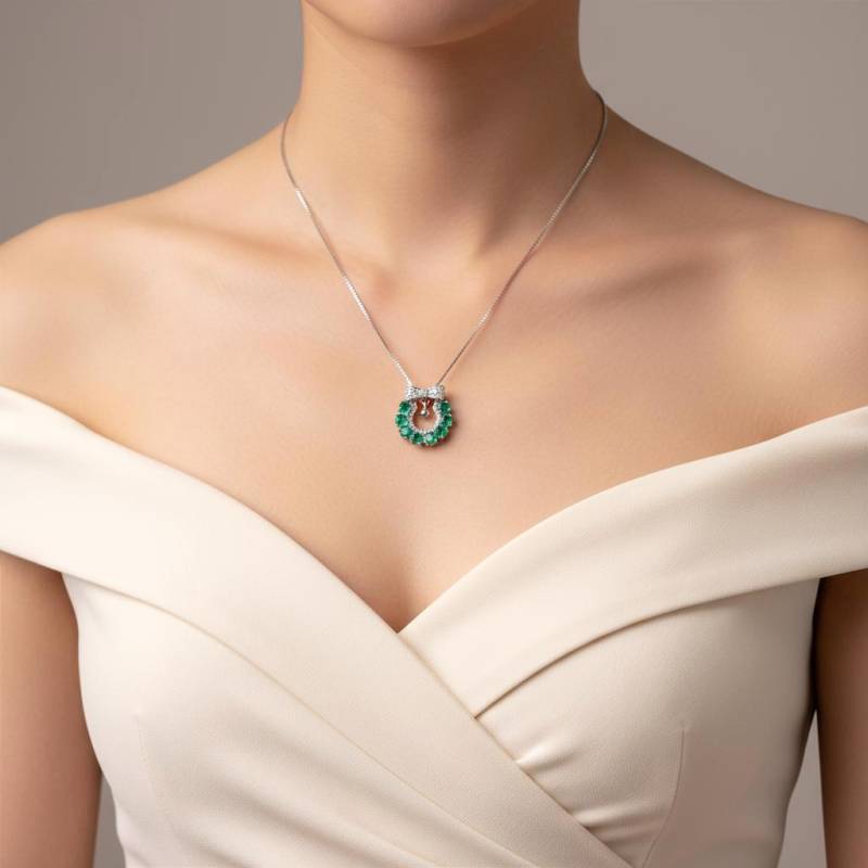 Pave Kranz Halskette Boho Kette 925Er Silber Vergoldet Chalzedon Halaskette Geschenk Für Frau Freundin Pave Kranz Halskette Boho Kette 925Er Silber Vergoldet Chalzedon Halaskette Geschenk Für Frau Freundin von JustringSJ