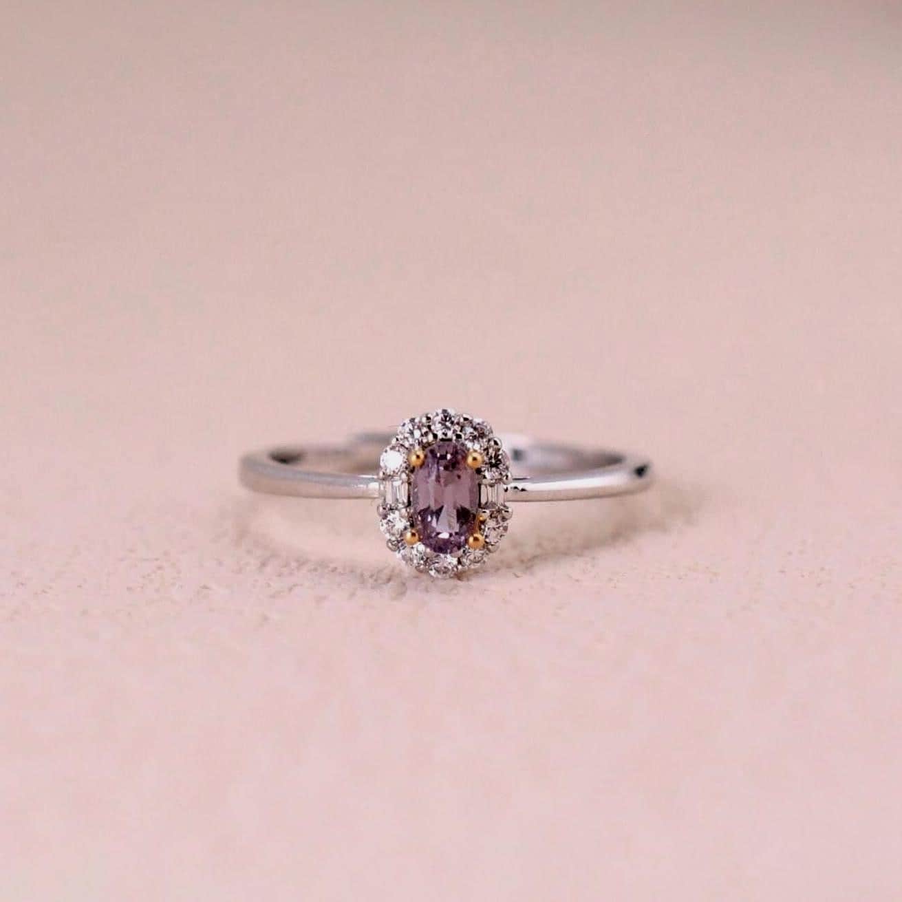 Spinell Diana Ring Natürlicher 925Er Silberring, Mit 18K Weißgold Vergoldet Verstellbarer Geschenk Für Frau Spinell Diana Ring Natürlicher 925Er Silberring, Mit 18K Weißgold Vergoldet Verstellbarer Geschenk Für Frau von JustringSJ