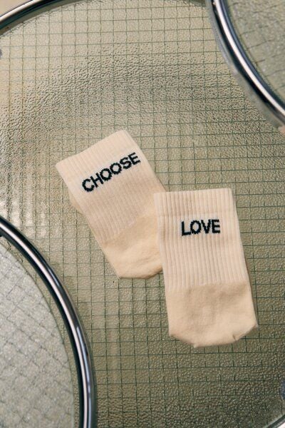 Jutelaune Choose Love Socks von Jutelaune