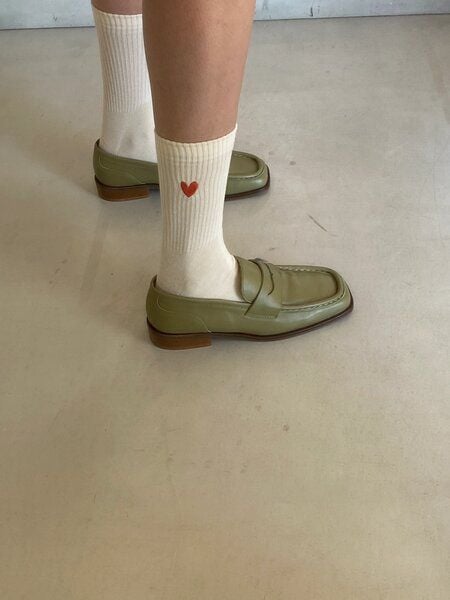 Jutelaune Peach Heart Socks von Jutelaune