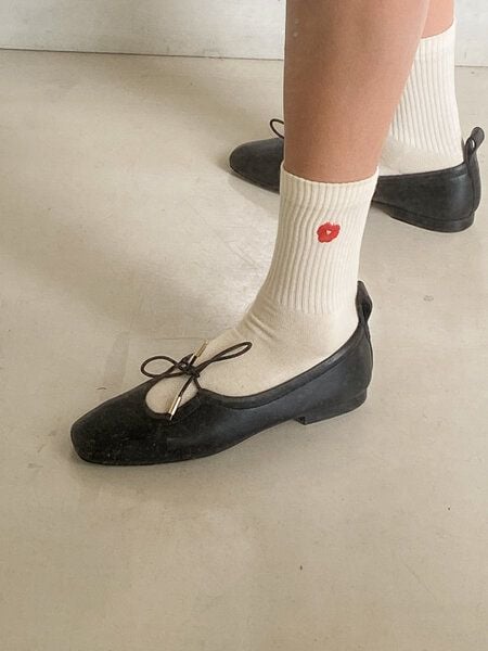 Jutelaune Red Flower Socks von Jutelaune