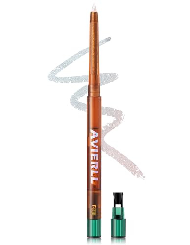 Jutqut Pearl White Chameleon Eyeliner, Waterproof & Long Lasting Metallic Eye Liner, Glitter Make-up Gel Eyeliner, Smudge-proof Shimmer Colourful Gel Eye Pencil, Highly Pigmented Sparkling Eyeshadow von Jutqut