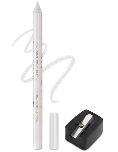 Jutqut Gel Eyeliner Matte, Weiß Wasserfest Eye Pencil, Waterproof Long Lasting Liner Stick, Eyeliner Stift Wischfest Tattoo, Crème Glatt Metalisch Lidschattenstift, Wasserfester Eyeliner For Women Jutqut Gel Eyeliner Matte, Weiß Wasserfest Eye Pencil, Waterproof Long Lasting Liner Stick, Eyeliner Stift Wischfest Tattoo, Crème Glatt Metalisch Lidschattenstift, Wasserfester Eyeliner For Women von Jutqut