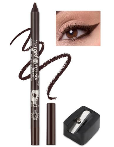 Jutqut Matte Gel Eyeliner, Brauner Wasserfest Eye Pencil, Waterproof Long Lasting Liner Stick, Eyeliner Stift Wischfest Tattoo, Crème Glatt Metallisch Lidschattenstift, Wasserfester Eyeliner For Women Jutqut Matte Gel Eyeliner, Brauner Wasserfest Eye Pencil, Waterproof Long Lasting Liner Stick, Eyeliner Stift Wischfest Tattoo, Crème Glatt Metallisch Lidschattenstift, Wasserfester Eyeliner For Women von Jutqut