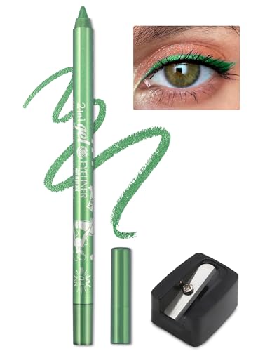 Jutqut Matte Gel Eyeliner, Grüner Wasserfest Eye Pencil, Waterproof Long Lasting Liner Stick, Eyeliner Stift Wischfest Tattoo, Crème Glatt Metallisch Lidschattenstift, Wasserfester Eyeliner For Women Jutqut Matte Gel Eyeliner, Grüner Wasserfest Eye Pencil, Waterproof Long Lasting Liner Stick, Eyeliner Stift Wischfest Tattoo, Crème Glatt Metallisch Lidschattenstift, Wasserfester Eyeliner For Women von Jutqut