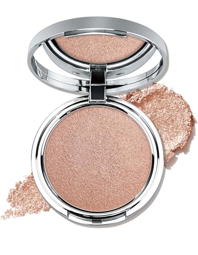 Jutqut Champagne Highlighter Makeup Powder Palette, Face and Eye Highlighting Powder, Long Lasting & Waterproof Shimmer Palette, Glitter Eye & Cheek Palette, Shimmering Feines Pulver Eyeshadow von Jutqut