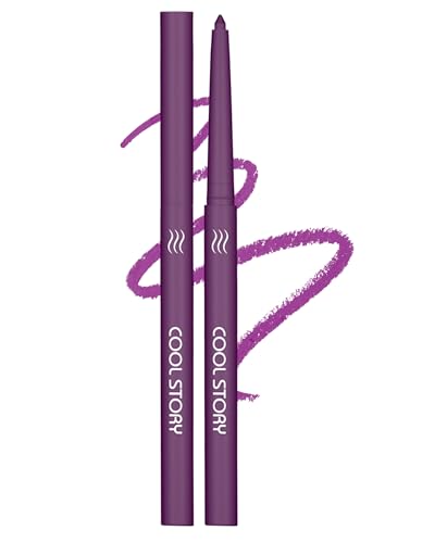 Jutqut Matte Gel Eyeliner, Wasserfest und Wischfest Eyeliner Stift, Langanhaltend Vegan Lidstrich Stift für Schnelltrocknung, Hohe Farbwiedergabe Eye Liner, Lila Eyelinerstift #09 von Jutqut