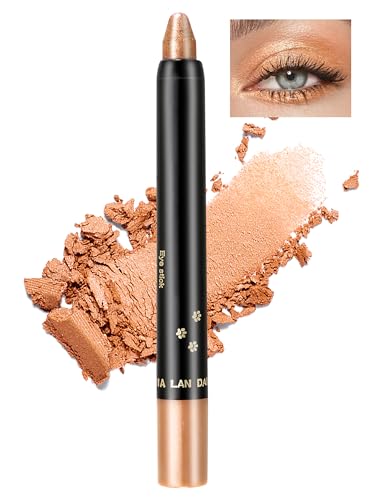 Jutqut Lidschatten Stift, Glitzer Metallic Eyeshadow Lazy Eyes Lidschattenstift, Langlebige Lidschatten Pencil, Perlglanz cremiger Textur, Augen Highlighter Makeup Stick#15 von Jutqut