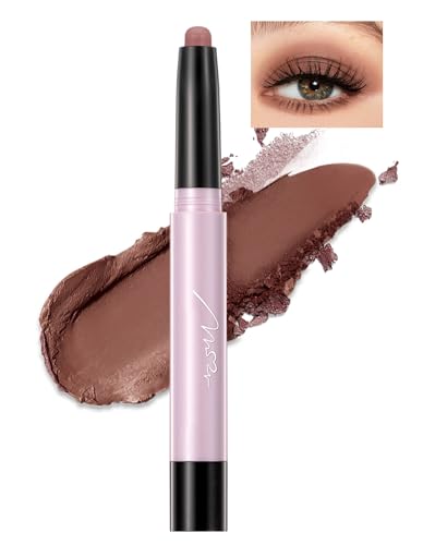 Jutqut Lidschatten Stift, Glitzer Metallic Lidschatten Schimmer Eyeliner Stick, Wasserfest & Langlebige Liquid Eyeshadow Pencil, cremiger Matte Textur Finish, Augen Highlighter Makeup Stick, #05 von Jutqut