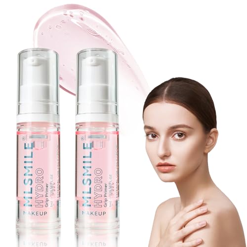 Jutqut Mini Power Grip Primer Gel, Invisible Pore Milk Make up, Moisturizing Jelly Face Primer, Pre Makeup Gel Pore Shrink Isolation Concealer Pore Skin, 2 Kleine Reiseflasche von Jutqut