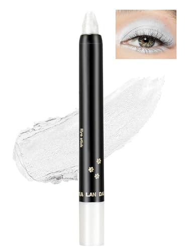 Jutqut Weißer Glitzer Lidschatten Stift, White Wasserfest Eyeliner Stick, Schimmer Metallic Lidschattenstift, Long Lasting Eyeshadow Pencil, Perlglanz Cream Augenstift, Waterproof Augen Make up Jutqut Weißer Glitzer Lidschatten Stift, White Wasserfest Eyeliner Stick, Schimmer Metallic Lidschattenstift, Long Lasting Eyeshadow Pencil, Perlglanz Cream Augenstift, Waterproof Augen Make up von Jutqut