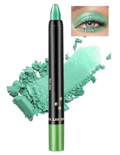Jutqut Grüner Glitzer Lidschatten Stift, Wasserfest Eyeliner Stick Schimmer Metallic, Lazy Eyes Lidschattenstift, Long Lasting Eyeshadow Pencil, Cream Augenstift, Waterproof Augen Make up #12 Jutqut Grüner Glitzer Lidschatten Stift, Wasserfest Eyeliner Stick Schimmer Metallic, Lazy Eyes Lidschattenstift, Long Lasting Eyeshadow Pencil, Cream Augenstift, Waterproof Augen Make up #12 von Jutqut