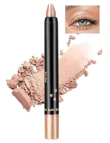 Jutqut Lidschatten Stift, Glitzer Metallic Eyeshadow Lazy Eyes Lidschattenstift, Langlebige Lidschatten Pencil, Perlglanz cremiger Textur, Augen Highlighter Makeup Stick#14 von Jutqut