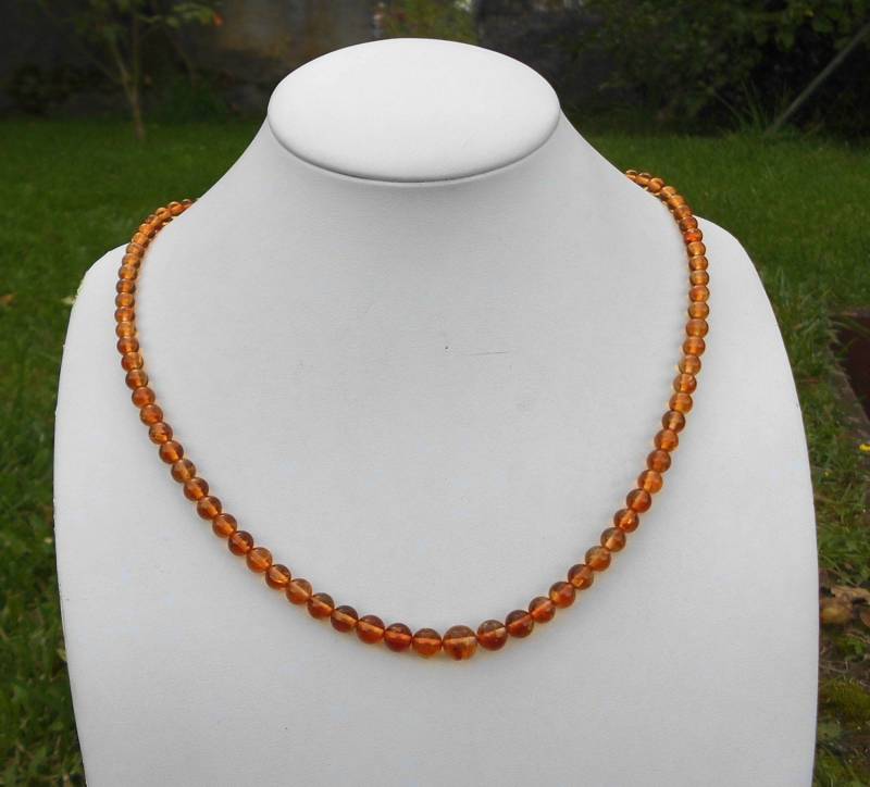 Edelsteinkette Citrin - 48cm Halskette Mit 4-8mm Perlen Collier Edelsteinkette Citrin - 48cm Halskette Mit 4-8mm Perlen Collier von Juttamar