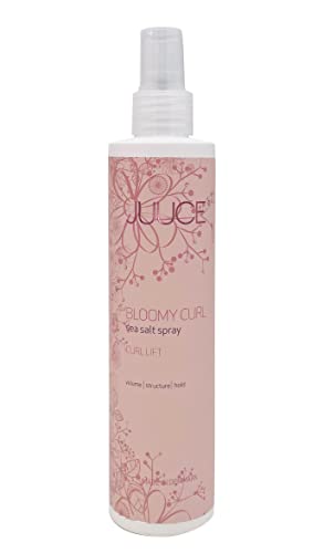 JUUCE Bloomy Curl Sea Salt Spray, 250 ml - Für Curly Girl Methode - Meersalzspray für mehr Volumen und Textur - Ergebnis; Textur, Fülle und anhaltenden Halt von Juuce