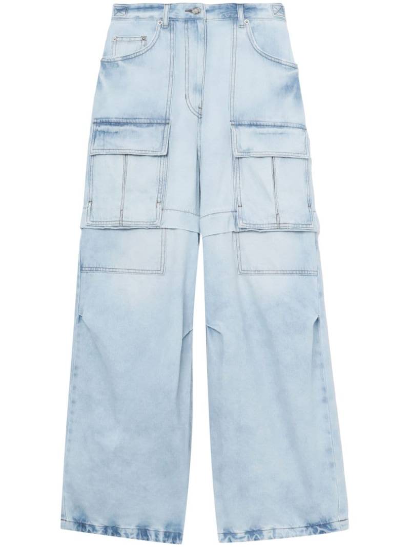 Juun.J Weite Jeans mit Cargo-Taschen - Blau von Juun.J