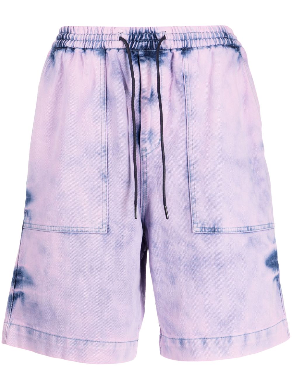 Juun.J Joggingshorts mit Bleach-Effekt - Rosa von Juun.J