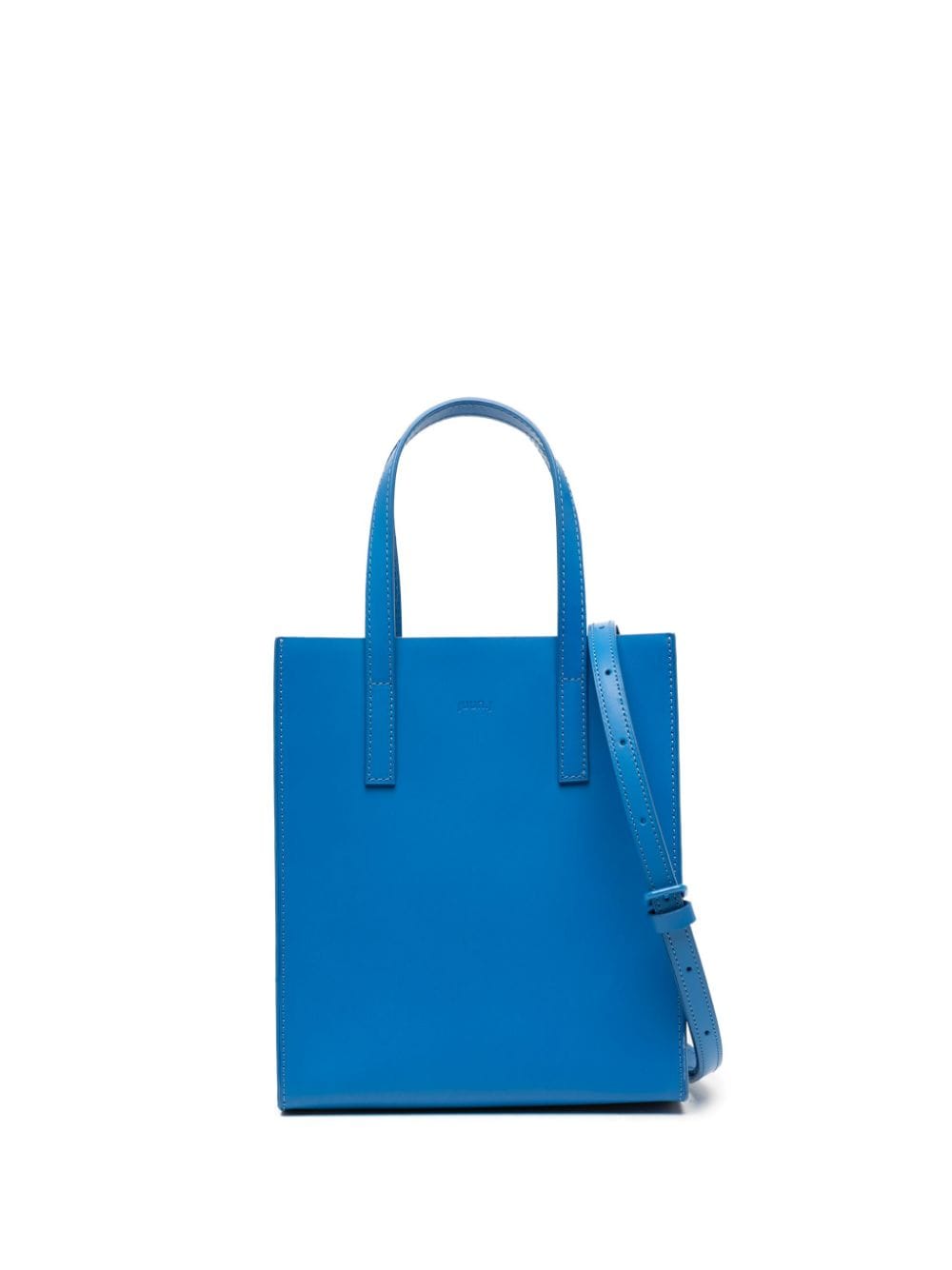 Juun.J Schultertasche mit Logo-Prägung - Blau von Juun.J