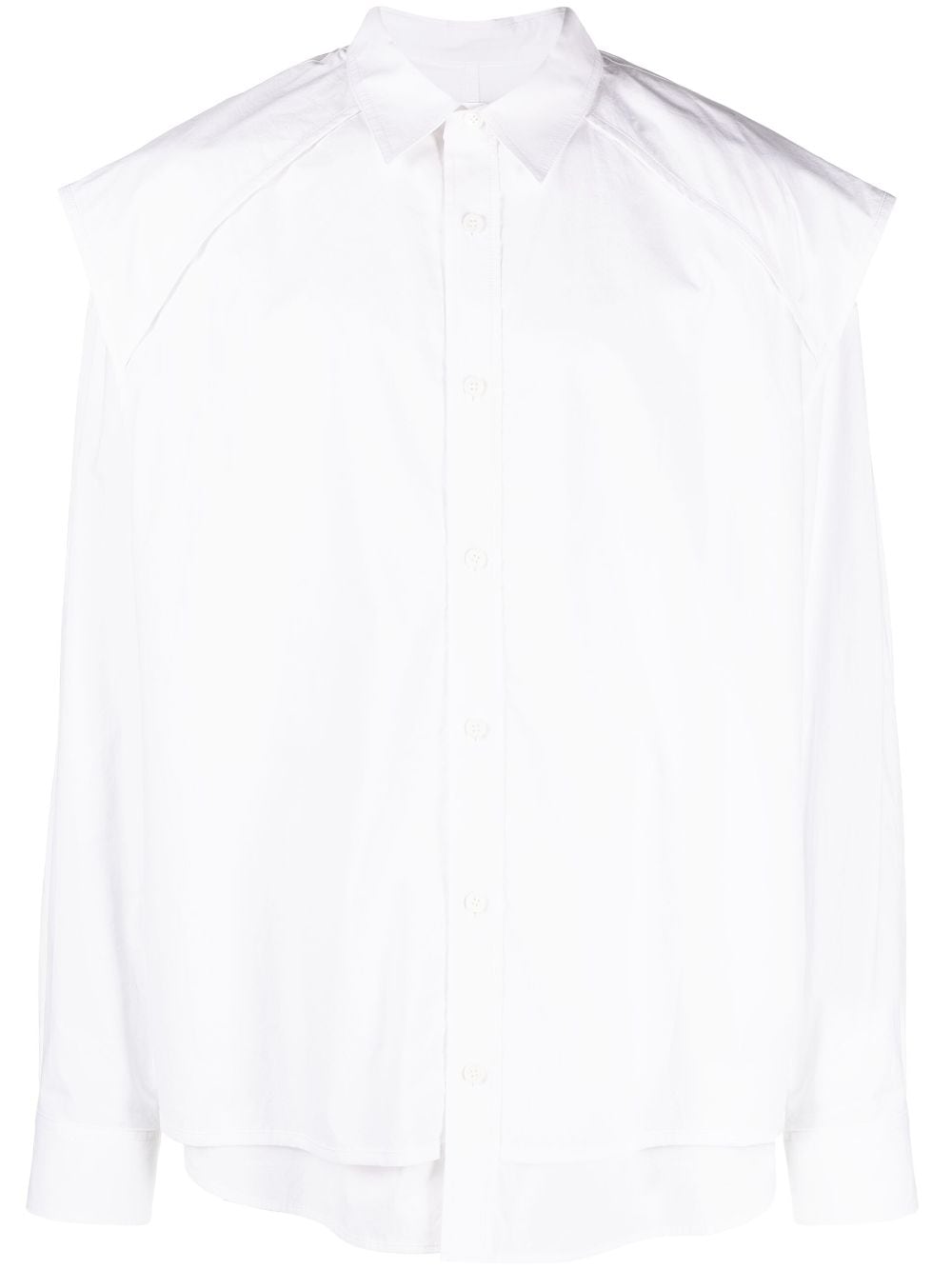 Juun.J Hemd im Layering-Look - Weiß von Juun.J