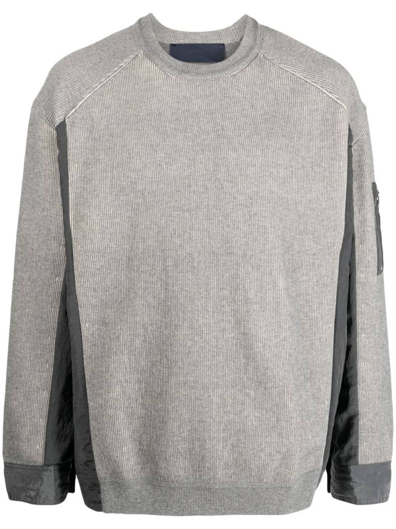 Juun.J Gerippter Pullover - Grau von Juun.J