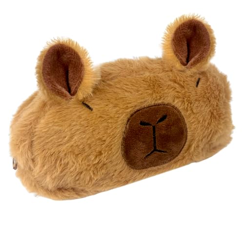 Juvanovo Capybara Federmäppchen, Capybara Mäppchen, Capybara Plüsch Mäppchen, Wasserschwein Federmäppchen Aesthetic, Capybara Make Up Tasche, Multifunktional Mäppchen für Jungen und Mädchen Juvanovo Capybara Federmäppchen, Capybara Mäppchen, Capybara Plüsch Mäppchen, Wasserschwein Federmäppchen Aesthetic, Capybara Make Up Tasche, Multifunktional Mäppchen für Jungen und Mädchen von Juvanovo
