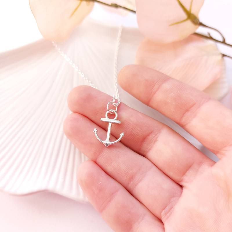Kette Anker Anhänger Silbern Meer Boot Kette Anker Anhänger Silbern Meer Boot von JuvelatoStore