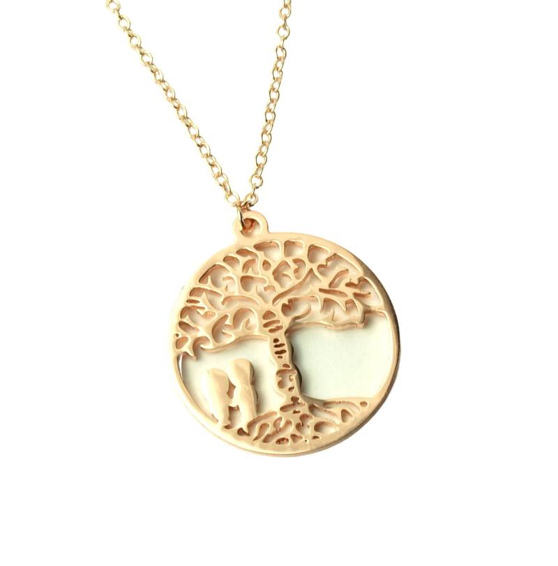 Kette Baum Lebensbaum Kinder Freundschaft Liebe Anhänger Farbe Nach Wahl von JuvelatoStore