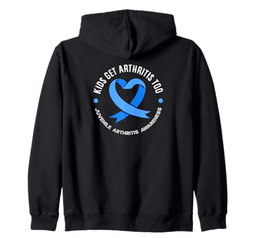Kinder bekommen Arthritis zu Juvenile Arthritis Bewusstsein Kapuzenjacke von Juvenile Arthritis Fighter Apparel & Gifts