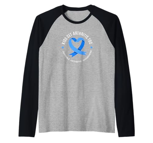 Kinder bekommen Arthritis zu Juvenile Arthritis Bewusstsein Raglan von Juvenile Arthritis Fighter Apparel & Gifts