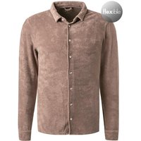 JUVIA Herren Hemd beige Frottee von Juvia