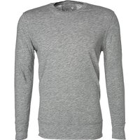 JUVIA Herren Longsleeve grau Baumwolle von Juvia