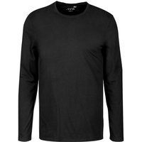 JUVIA Herren Longsleeve schwarz Baumwolle von Juvia