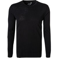 JUVIA Herren Longsleeve schwarz Baumwolle von Juvia