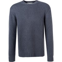 JUVIA Herren Pullover blau unifarben von Juvia