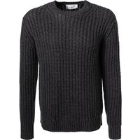 JUVIA Herren Pullover grau unifarben von Juvia