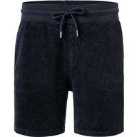 JUVIA Herren Shorts blau Baumwoll-Frottee von Juvia