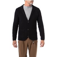 JUVIA Herren Strick-Sakko blau Merinowolle von Juvia