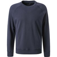 JUVIA Herren Sweatshirt blau Baumwolle unifarben von Juvia