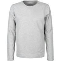 JUVIA Herren Sweatshirt grau Baumwolle unifarben von Juvia