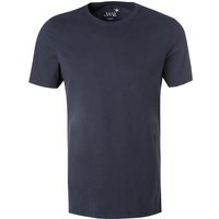 JUVIA Herren T-Shirt blau Baumwolle von Juvia