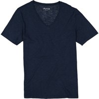 JUVIA Herren T-Shirt blau Baumwolle von Juvia