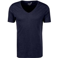 JUVIA Herren T-Shirt blau Baumwolle von Juvia