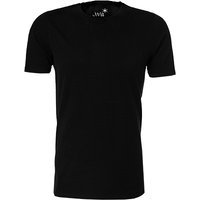 JUVIA Herren T-Shirt schwarz Baumwolle von Juvia